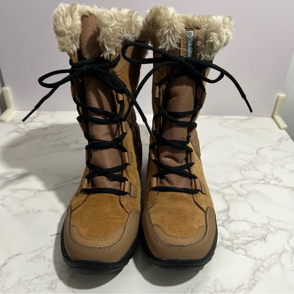 Columbia Women's Ice Maiden II Brown Snow‎ Boots -- 7